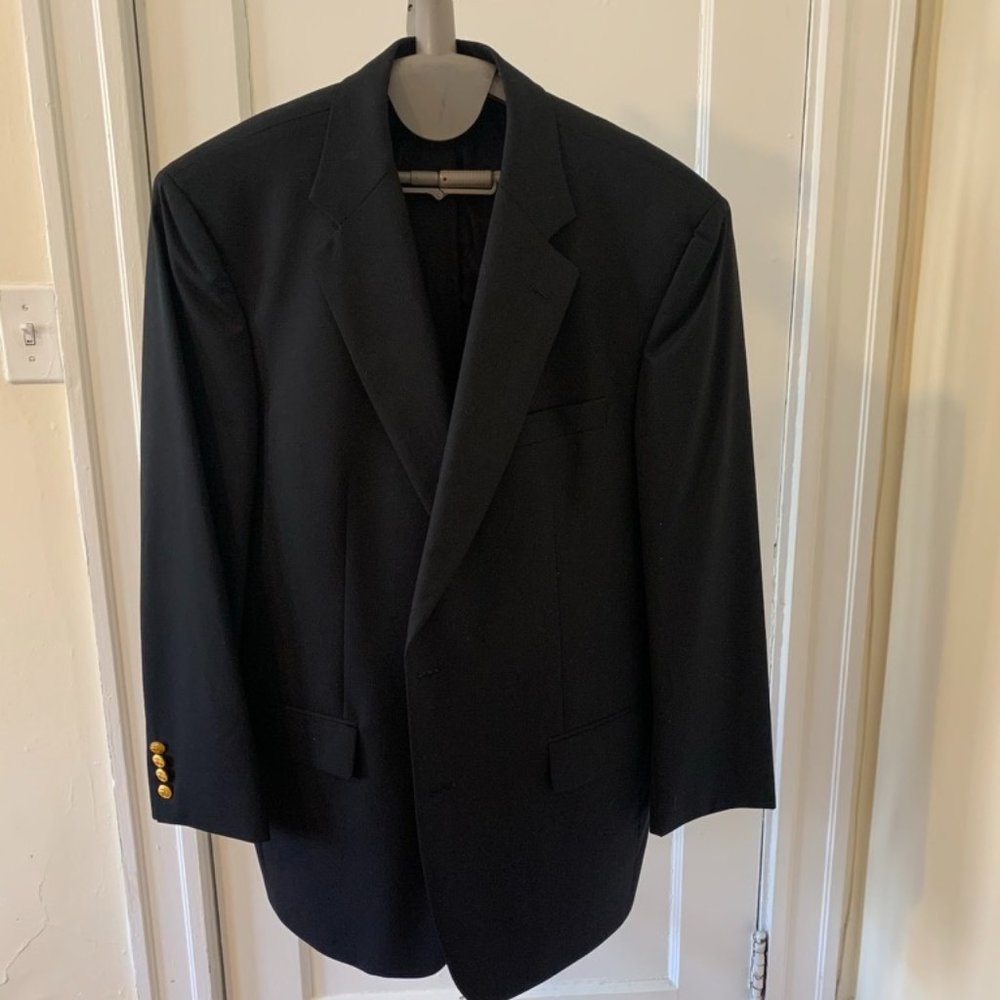 Brooks Brothers Blazer Size 42R 100% Worsted Wool